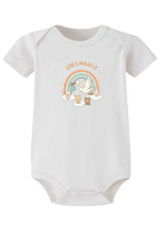 God's Miracle Baby Onesie (Design 1)