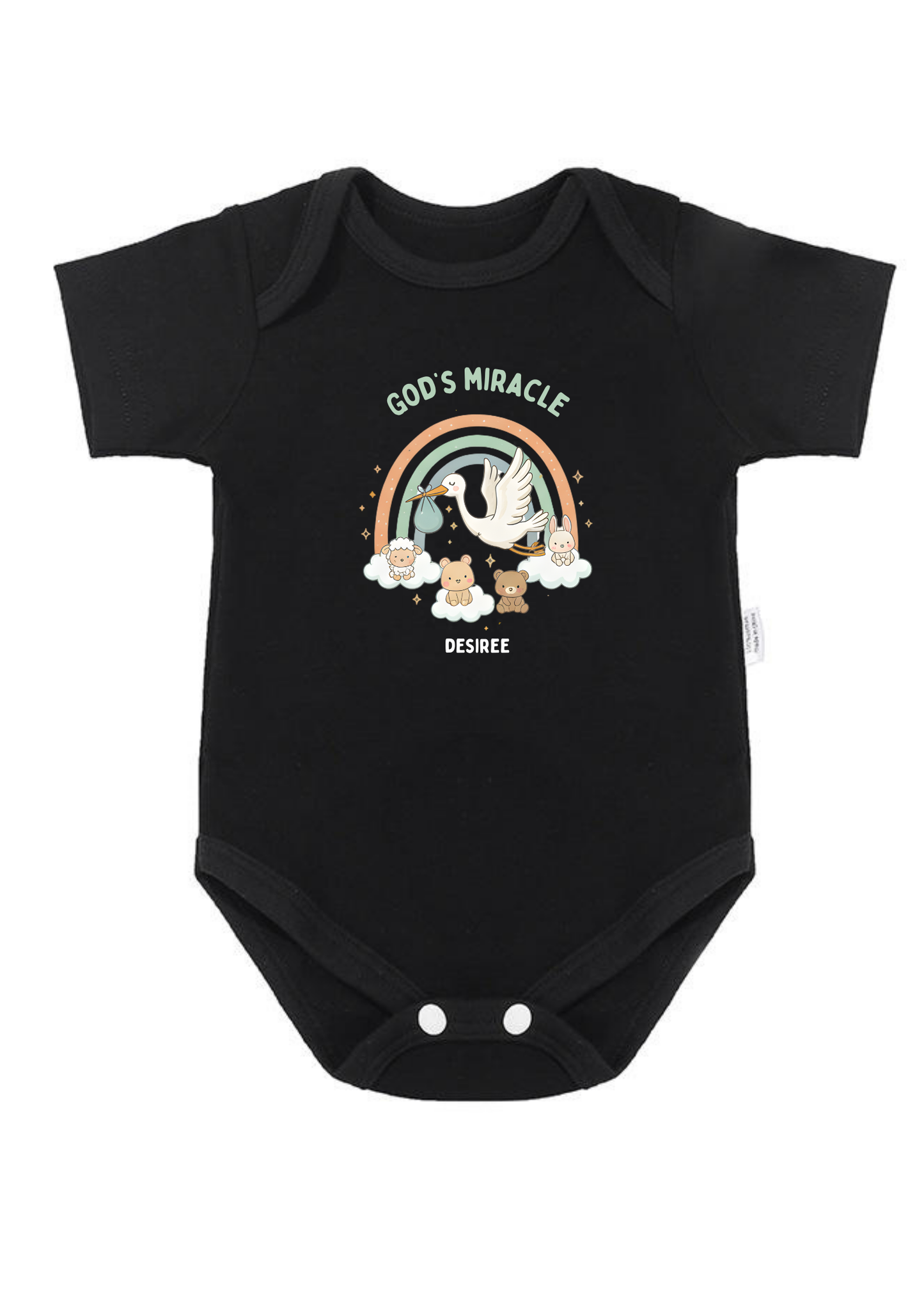 God's Miracle Baby Onesie (Design 1)