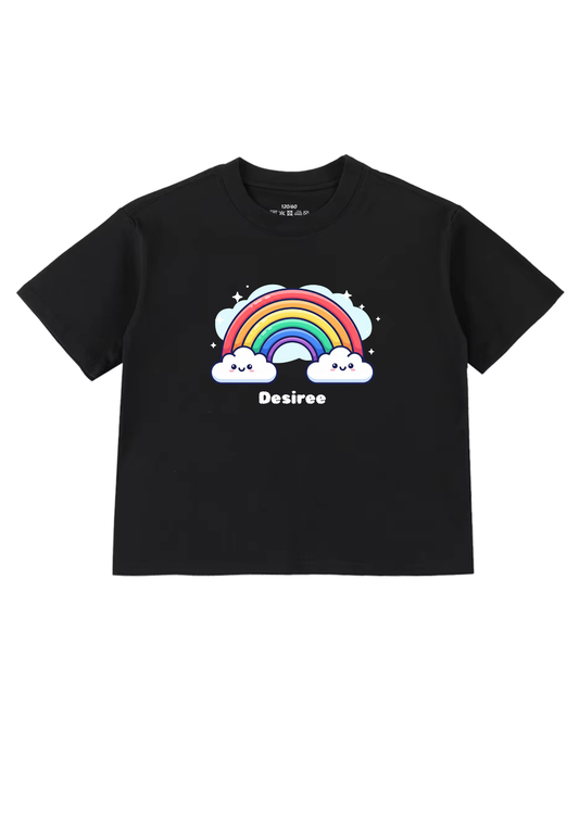 Cuteness Over The Rainbow Kids T-Shirt