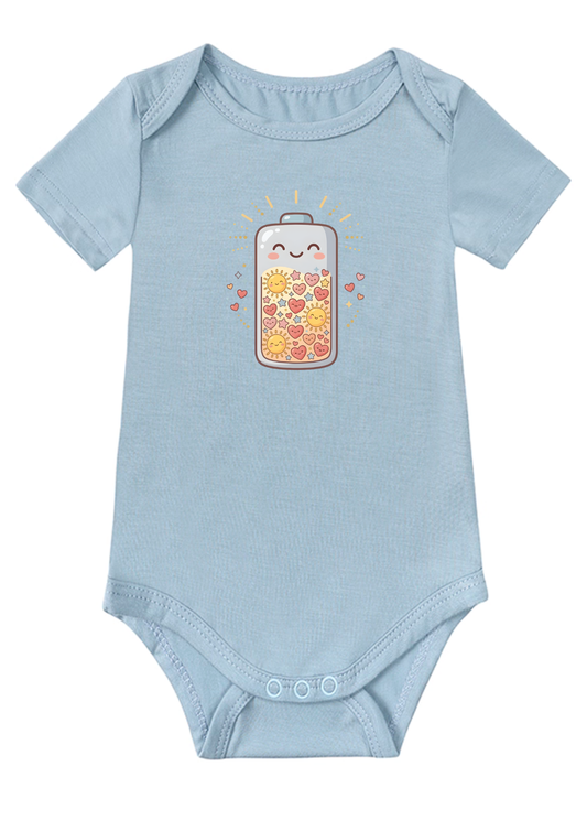 Positivity Battery Baby Onesie