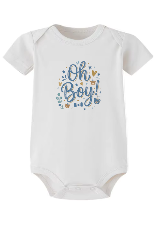 Oh Boy Baby Onesie