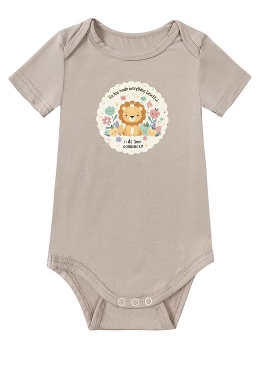 Ecclesiastes 3.11 Baby Onesie (Design 4)