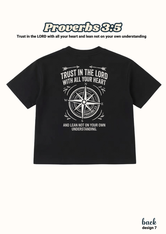 FAITH Series: Proverbs 3:5 Kids T-Shirt (Design 7)