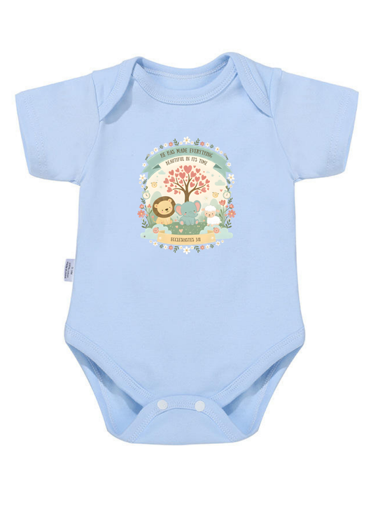 Ecclesiastes 3.11 Baby Onesie (Design 1)