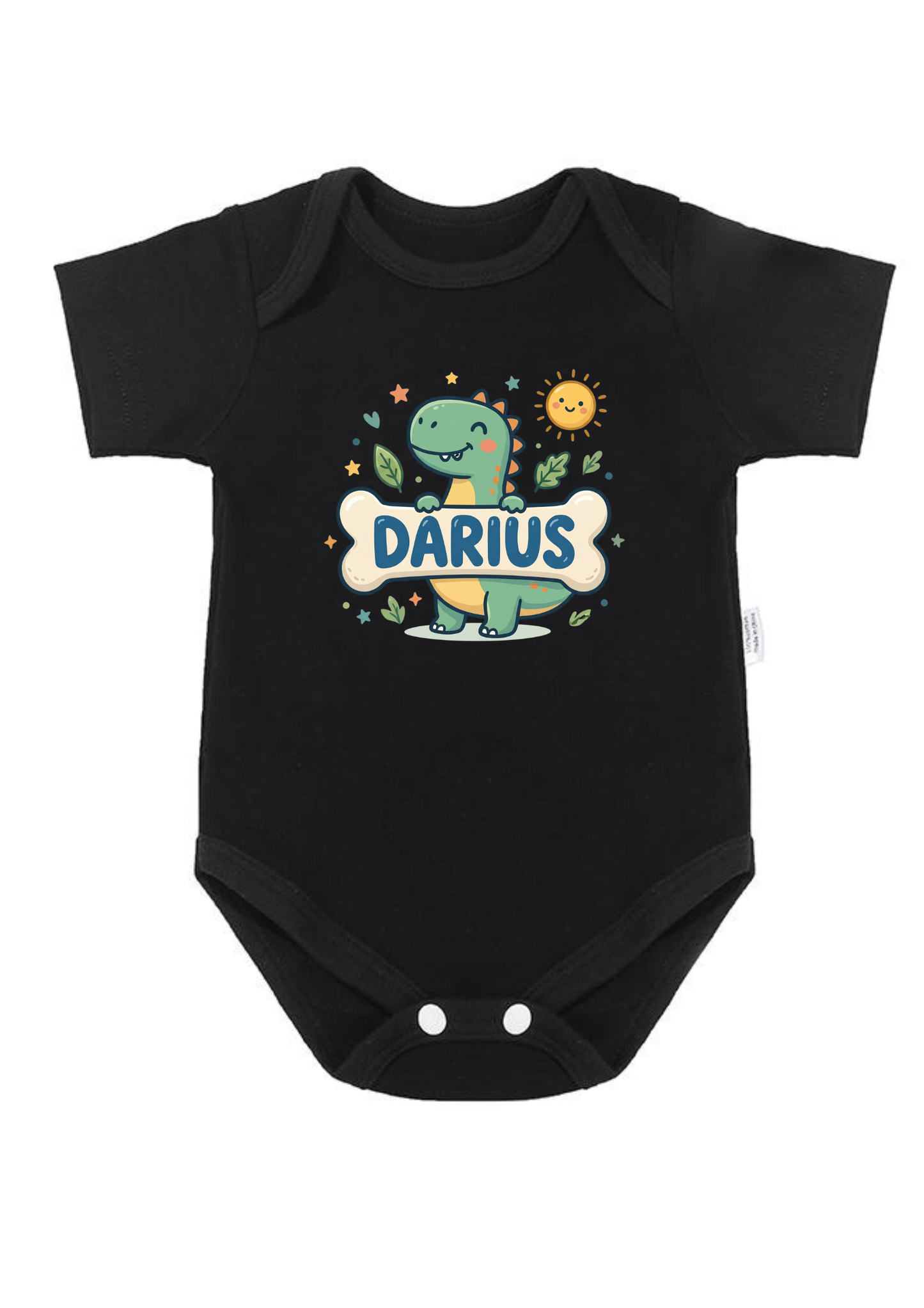 The Friendly Dino Baby Onesie