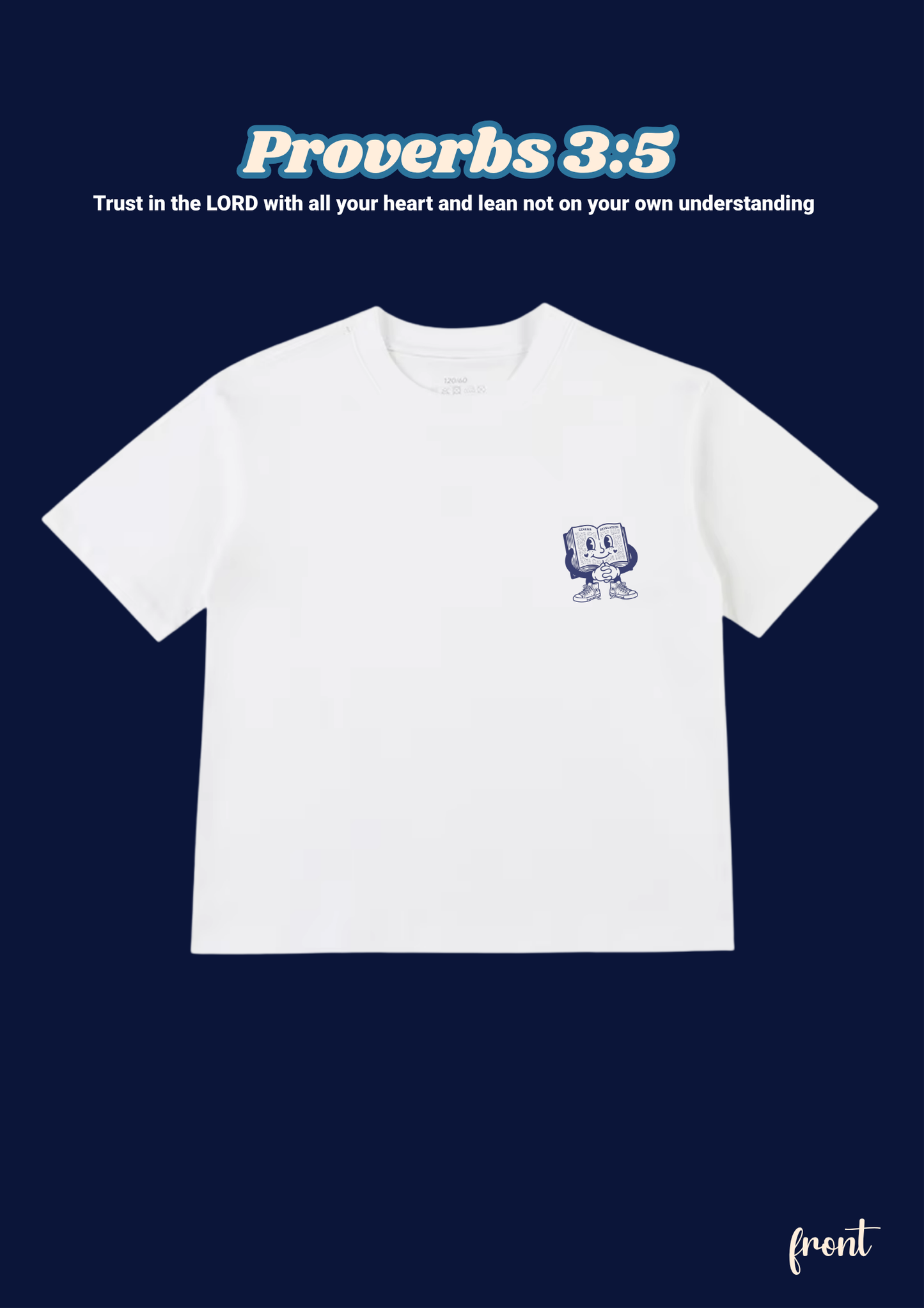 FAITH Series: Proverbs 3:5 Kids T-Shirt (Design 4)