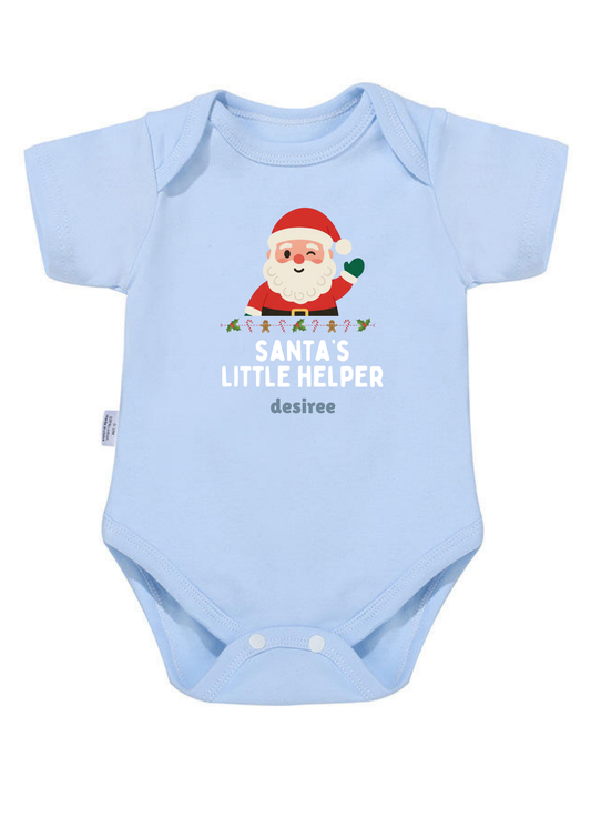 Santa's Little Helper A Baby Onesie