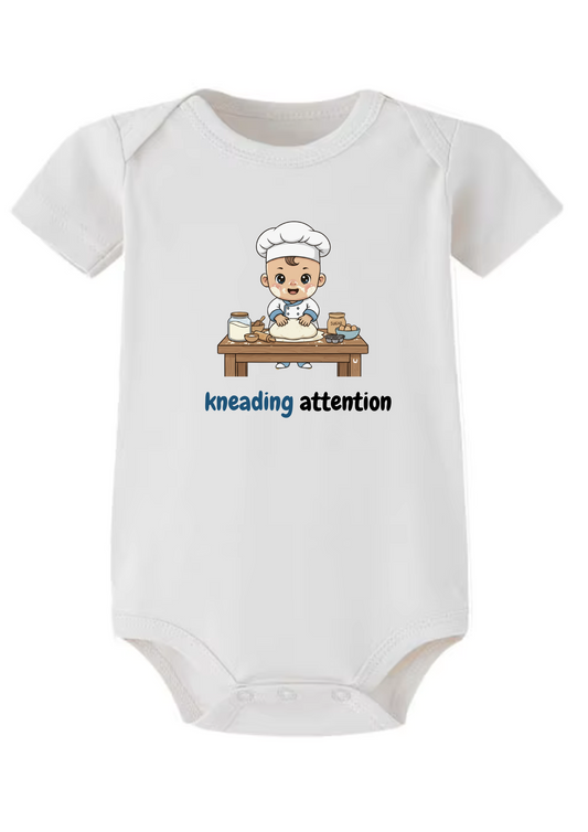 Kneading Attention Baby Onesie