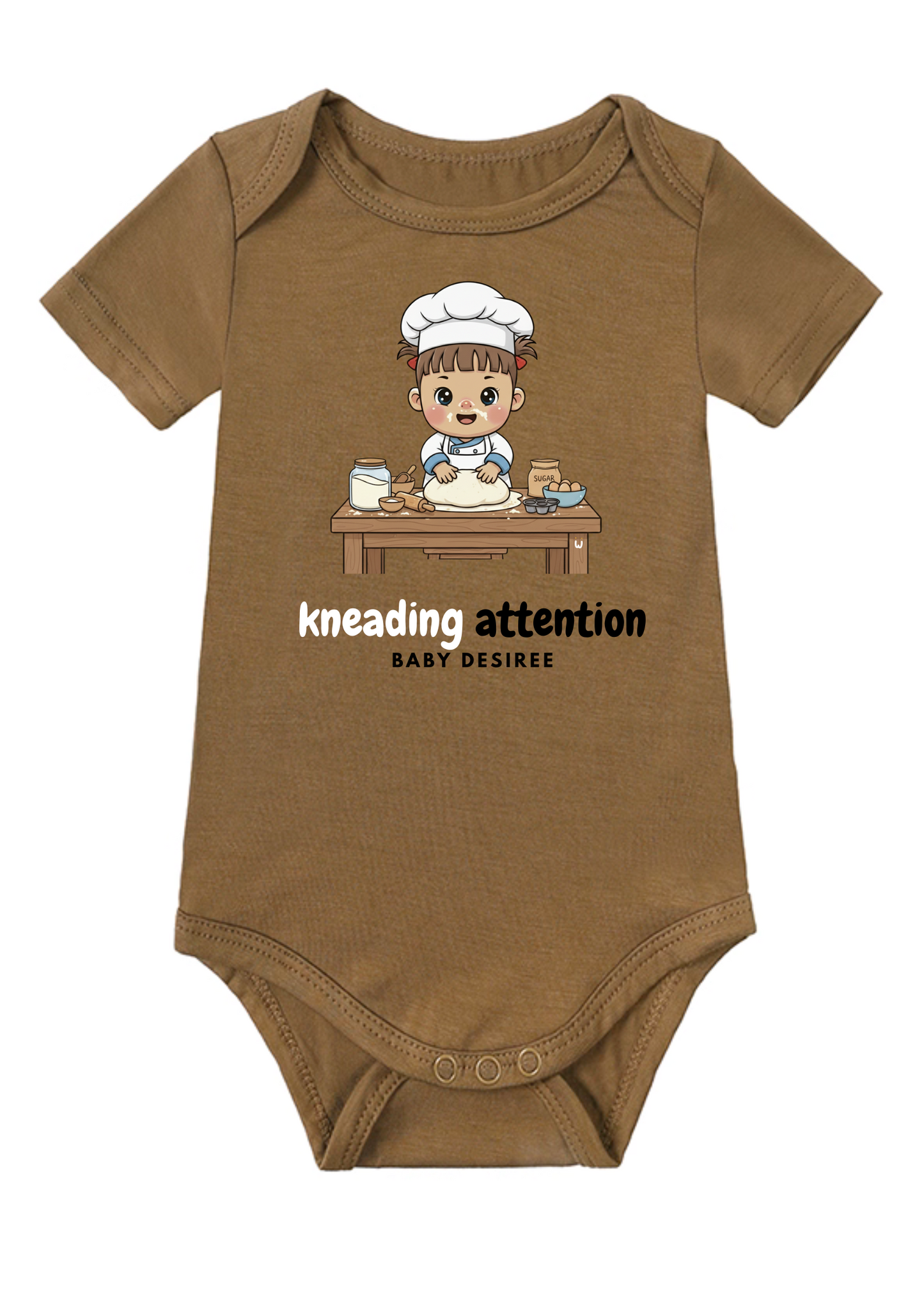 Kneading Attention Baby Onesie