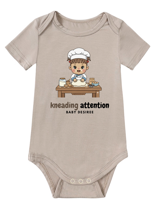 Baker-in-Training Onesie (Bamboo Cotton)
