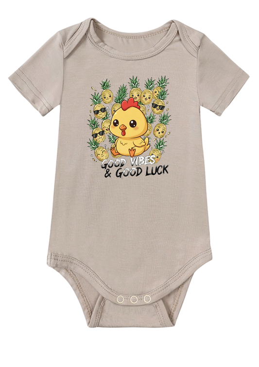 GVGL Chicken Zodiac Baby Onesie