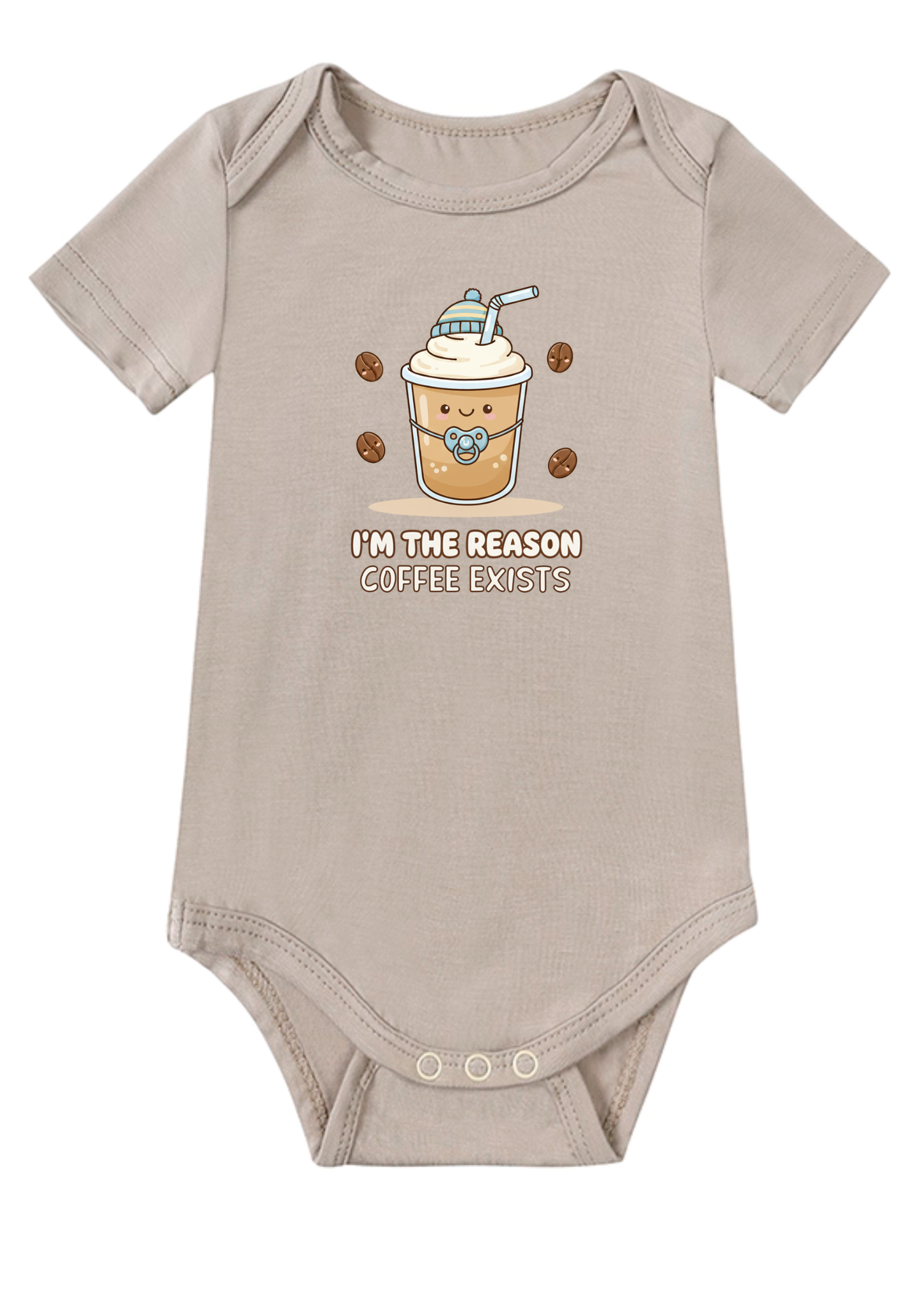 I'm The Reason Coffee Exists Baby Onesie