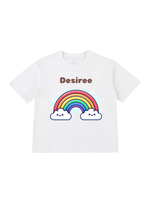 Cuteness Over The Rainbow Kids T-Shirt