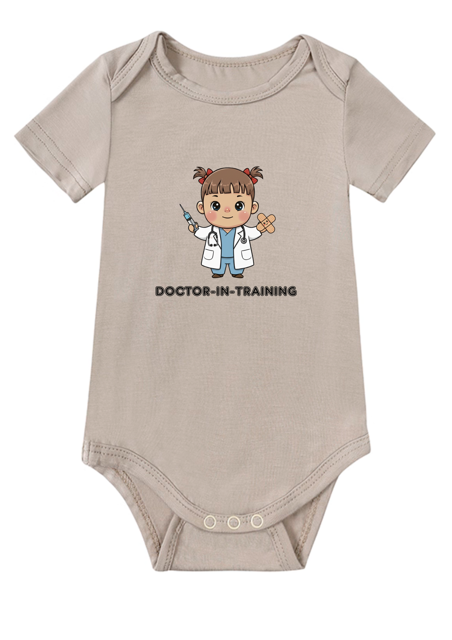 Doctor-in-Training Baby Onesie (Bamboo Cotton)