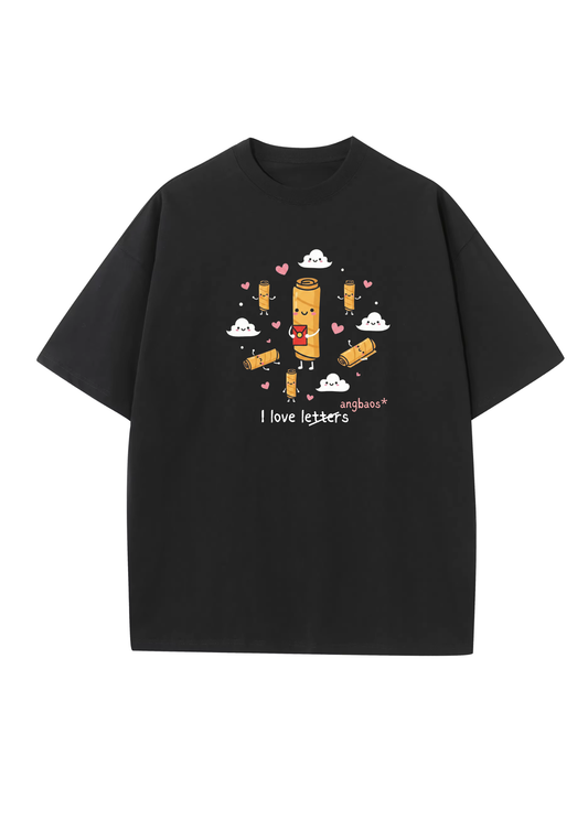 I Love Letters Adult T-Shirt (unisex)