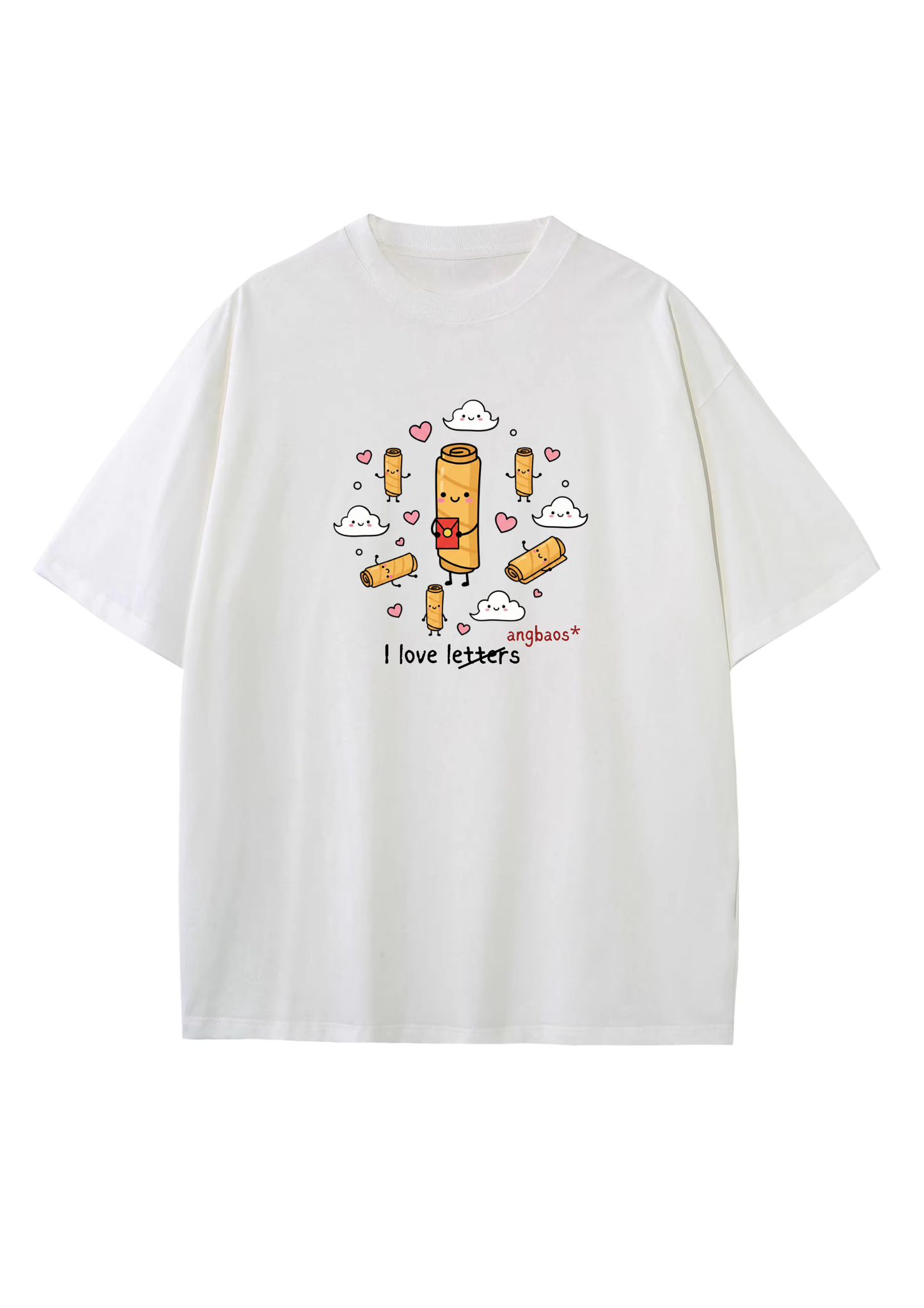 I Love Letters Adult T-Shirt (unisex)