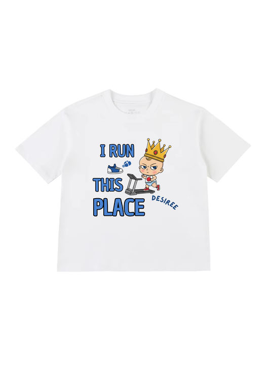 I Run This Place Kids T-Shirt