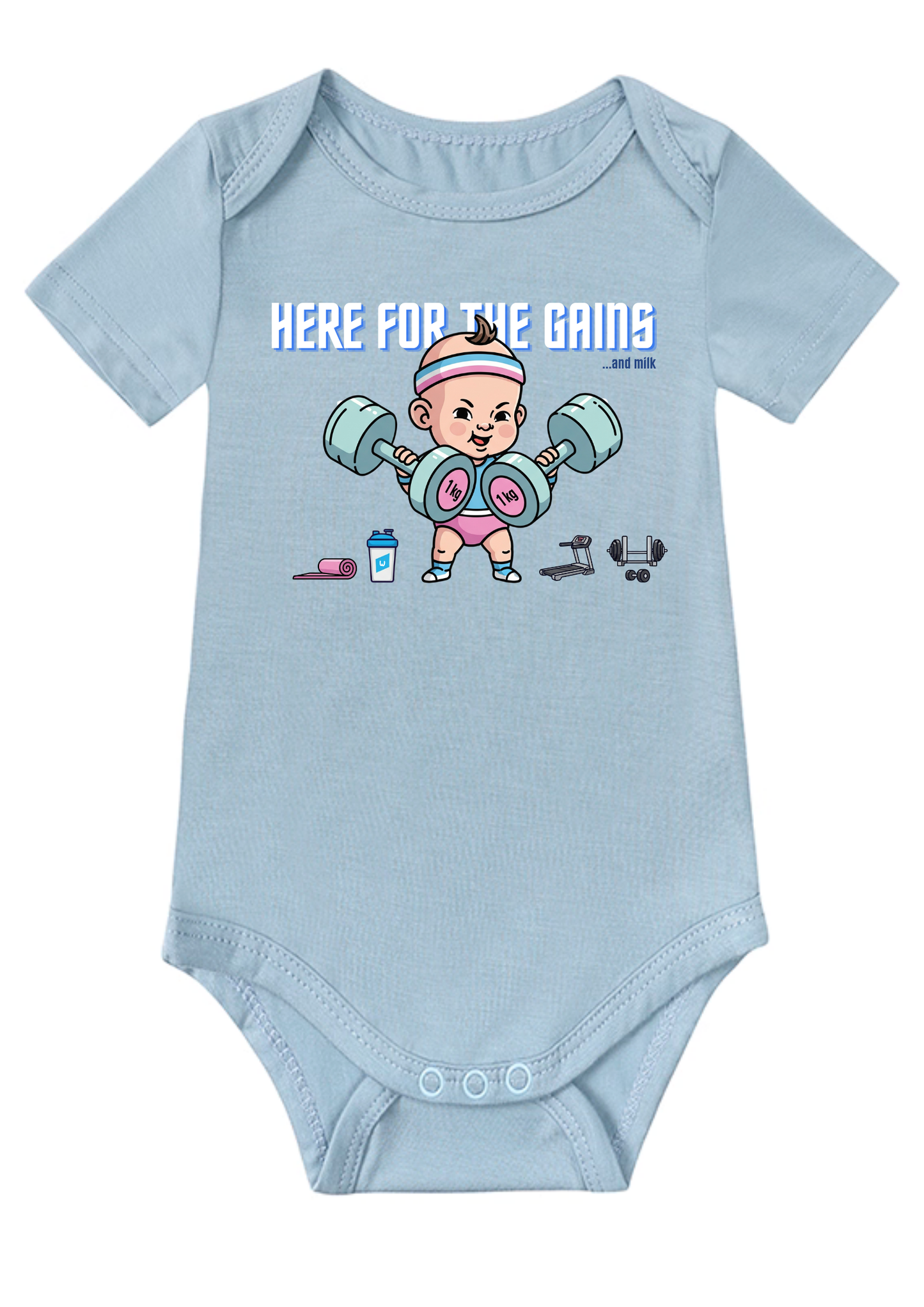 Little Gym Rat Onesie (Bamboo Cotton)