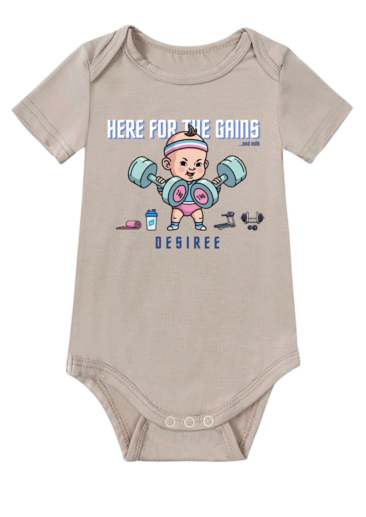 Little Gym Rat Onesie (Bamboo Cotton)