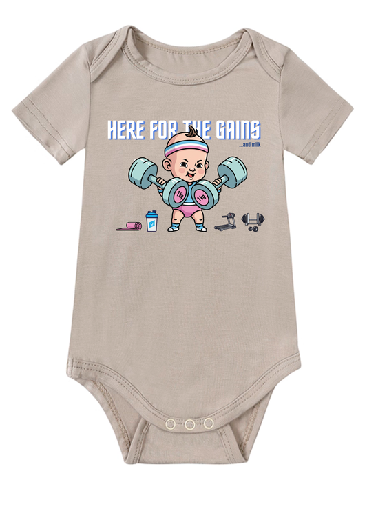Little Gym Rat Onesie (Bamboo Cotton)