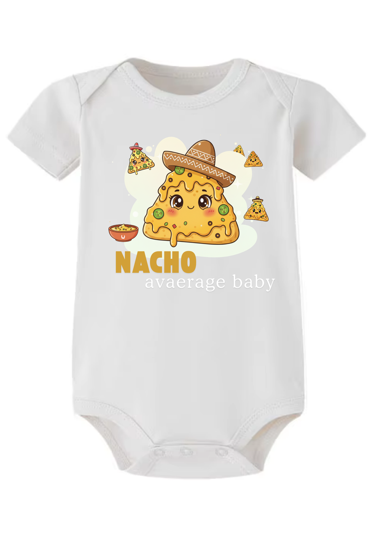NACHO Average Baby Onesie (Organic Cotton)