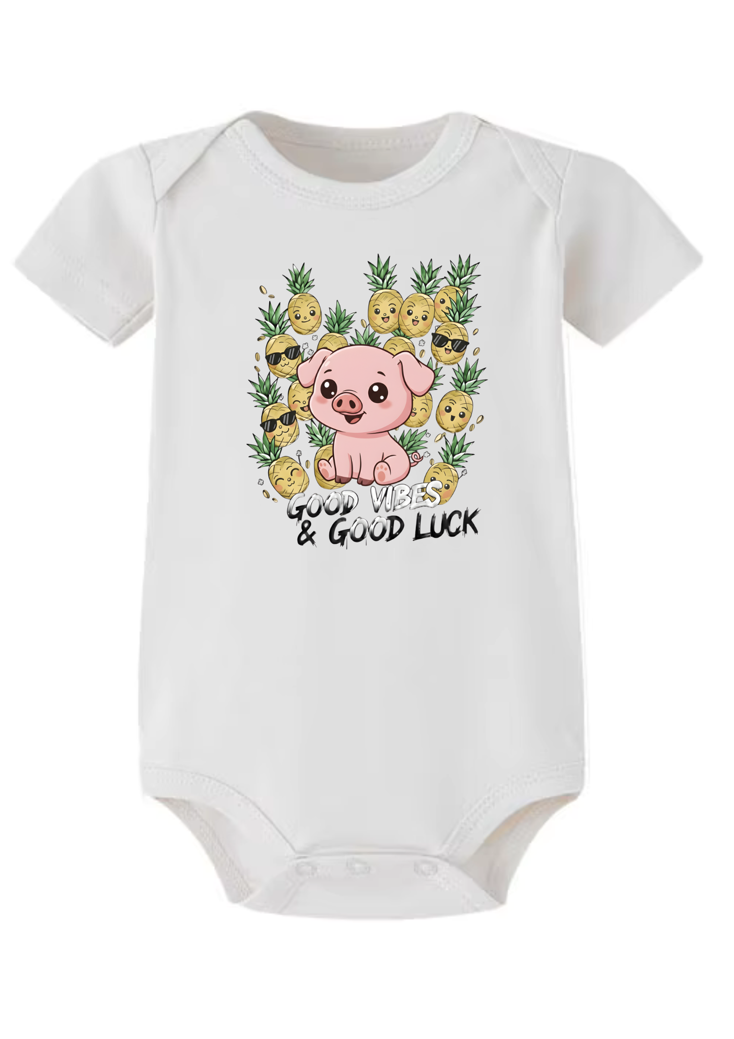 GVGL Pig Zodiac Baby Onesie