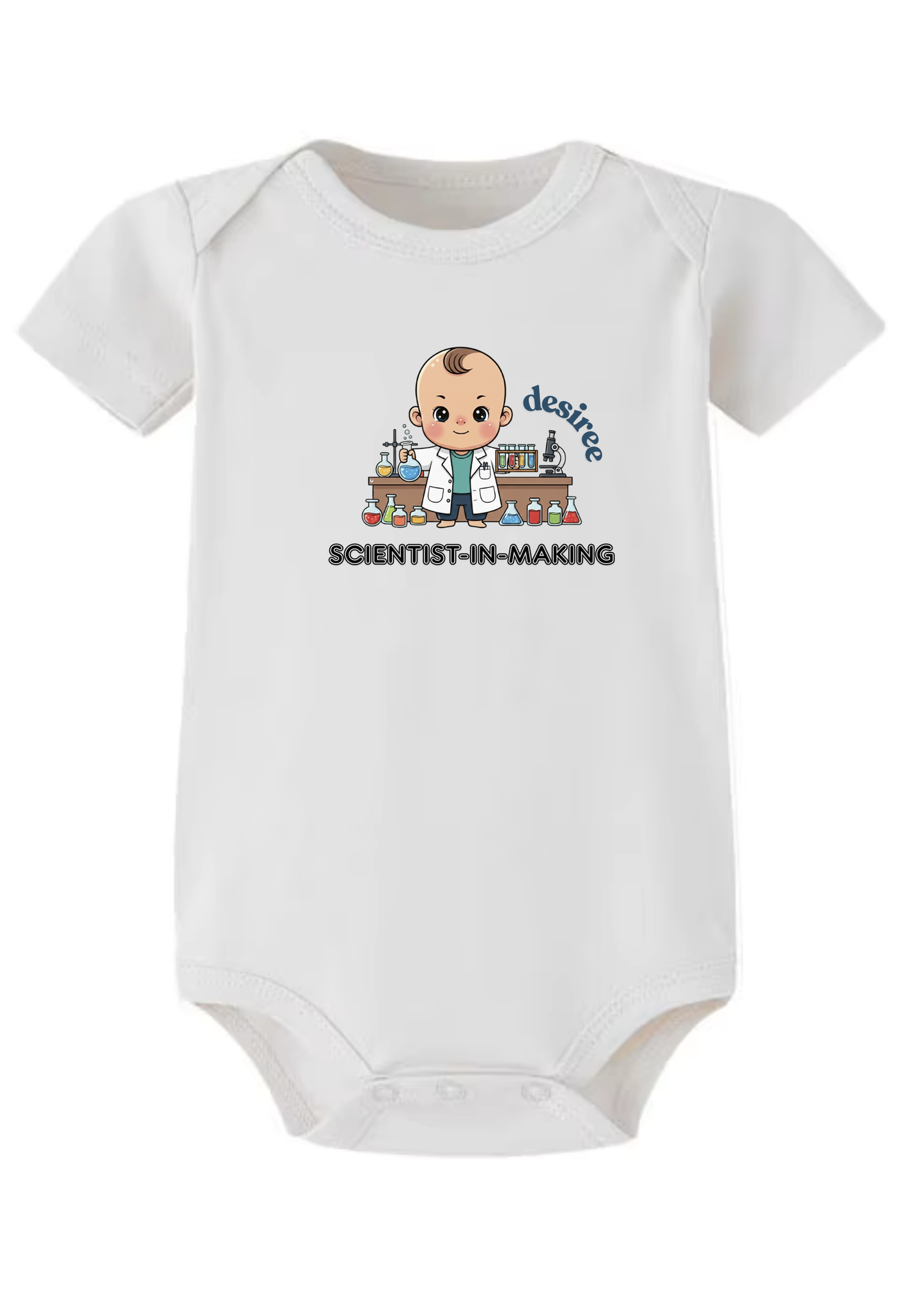 Scientist-in-Making Onesie (Organic Cotton)