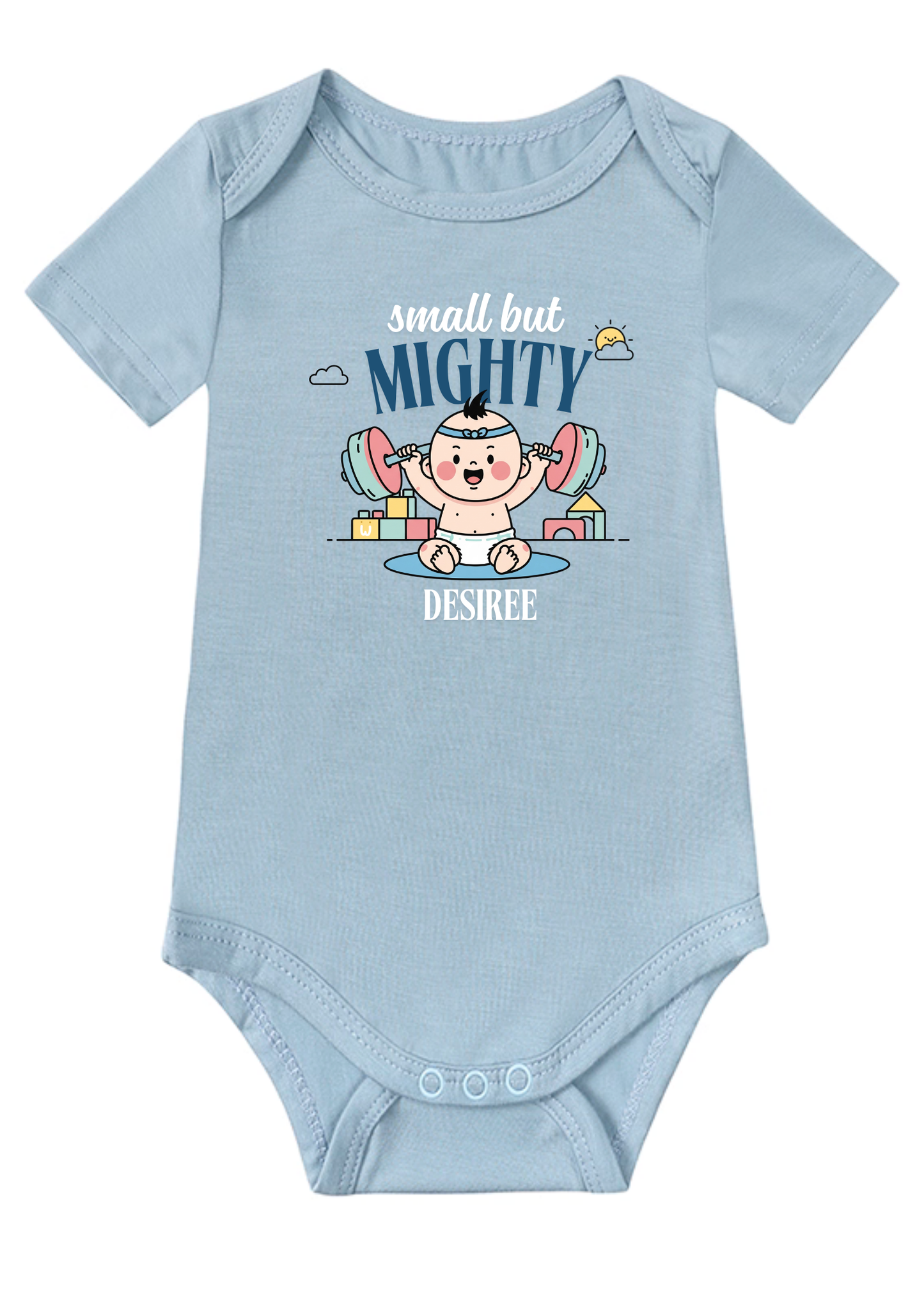 Small but Mighty Onesie (Bamboo Cotton)