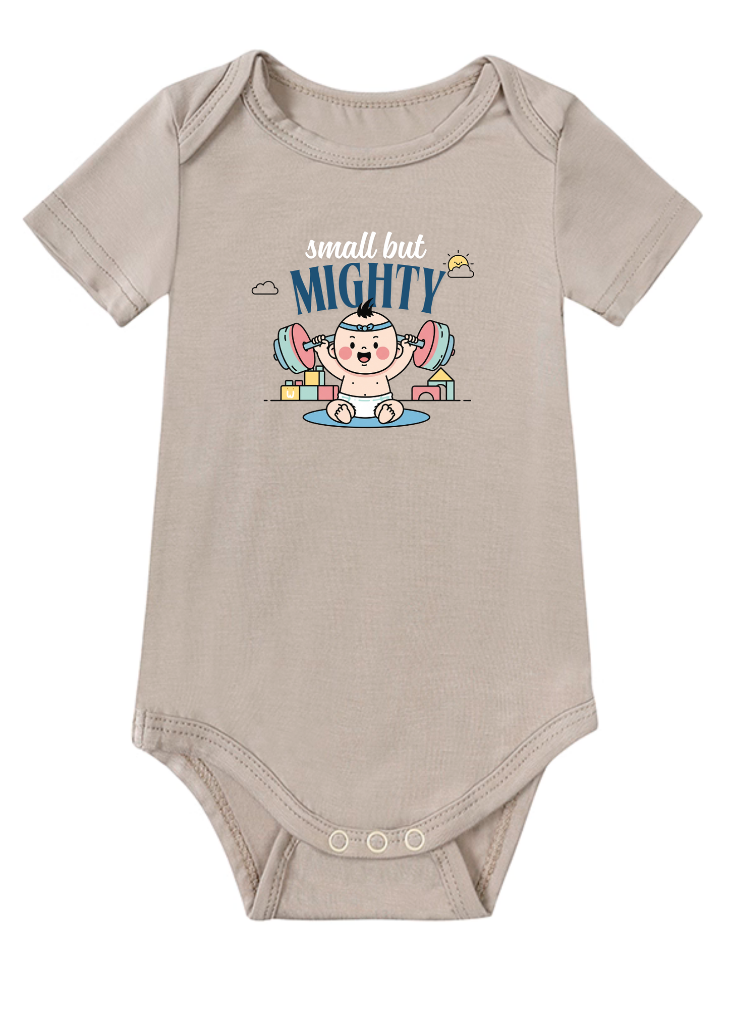 Small but Mighty Baby Onesie