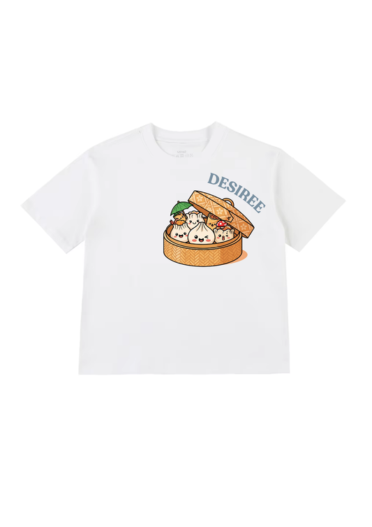 Steamed Up With Cuteness Kids T-Shirt