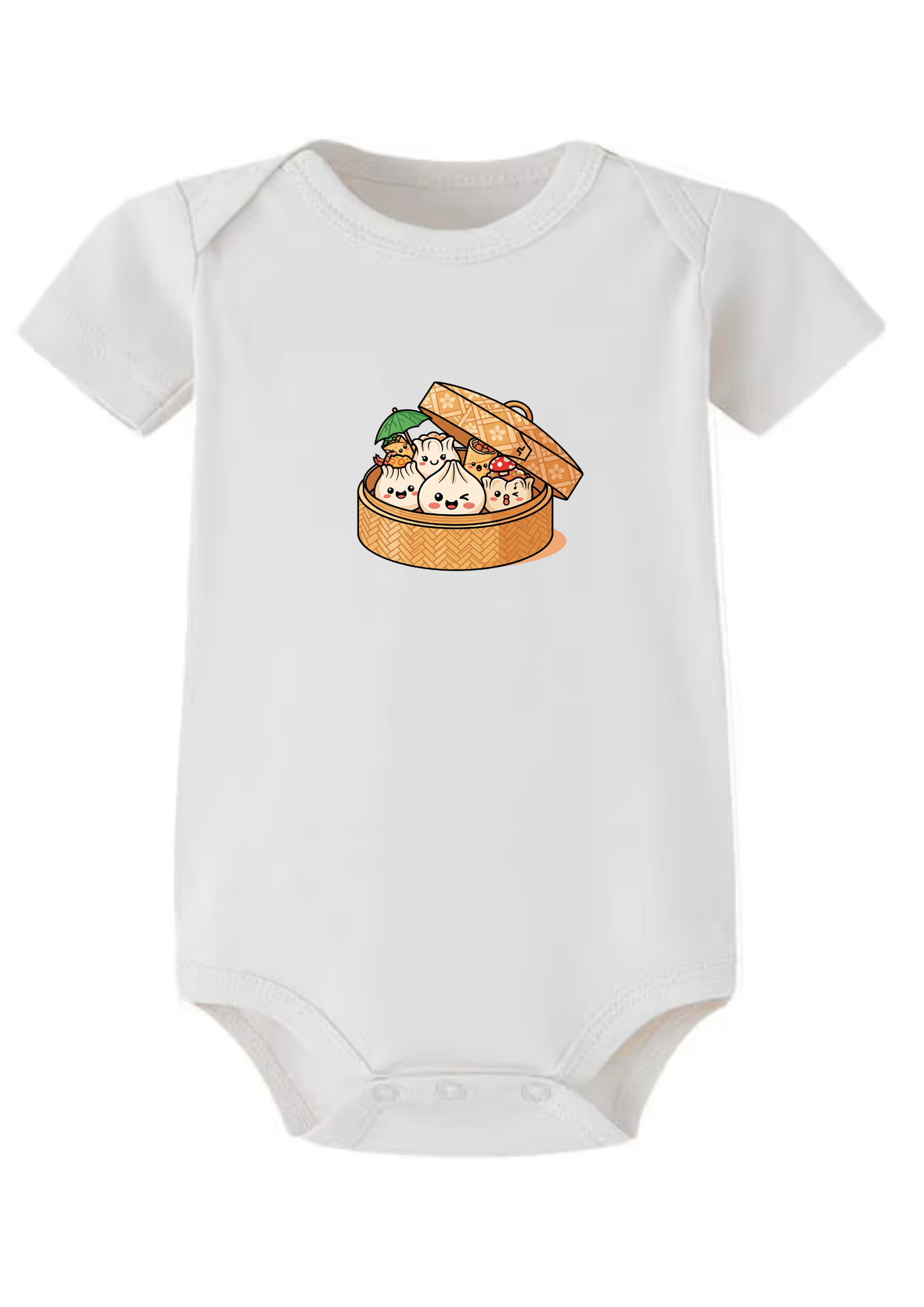Steamed Up With Cuteness Onesie (Organic Cotton)