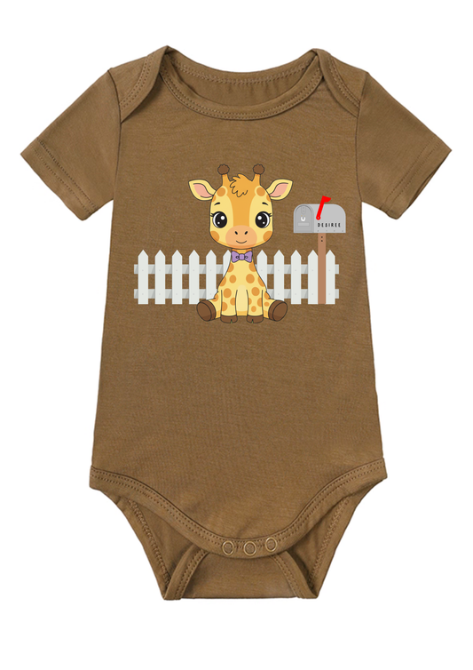Sunny Giraffe Onesie (Bamboo Cotton)
