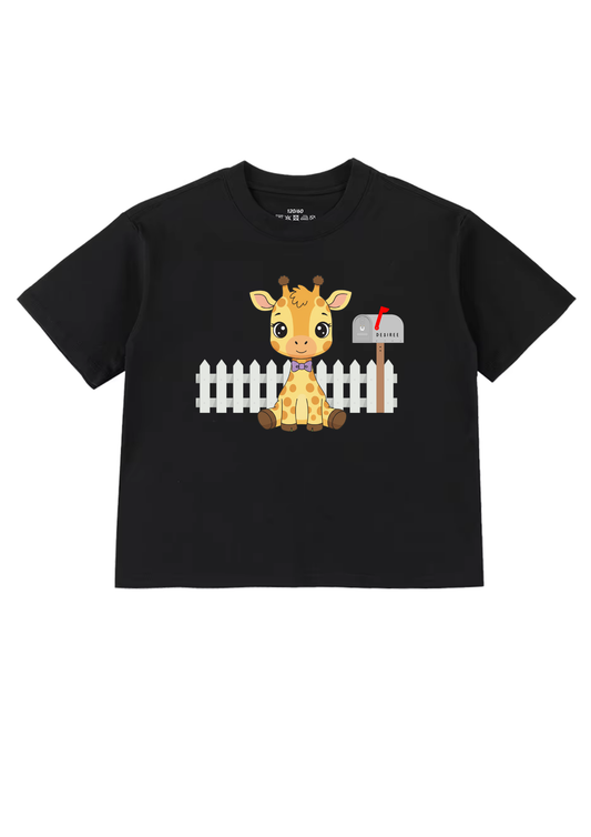 Sunny Giraffe Kids T-Shirt