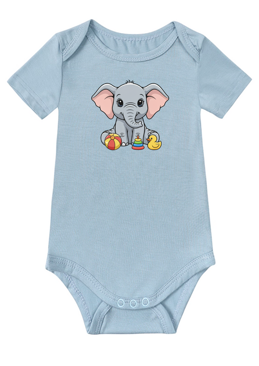 Sweet Elephant Baby Onesie