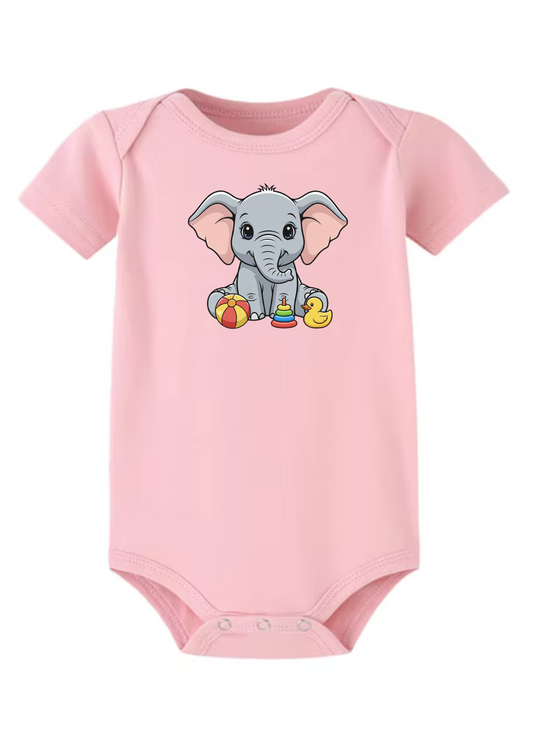 Sweet Elephant Baby Onesie