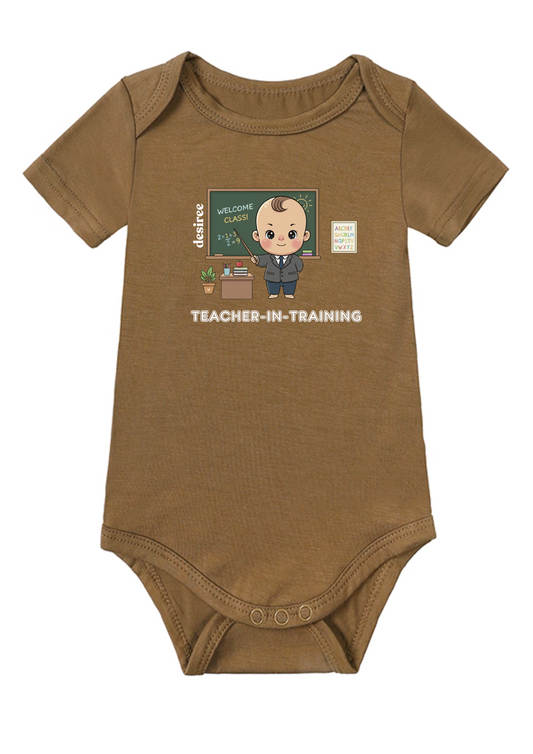 Teacher-in-Training Onesie (Bamboo Cotton)