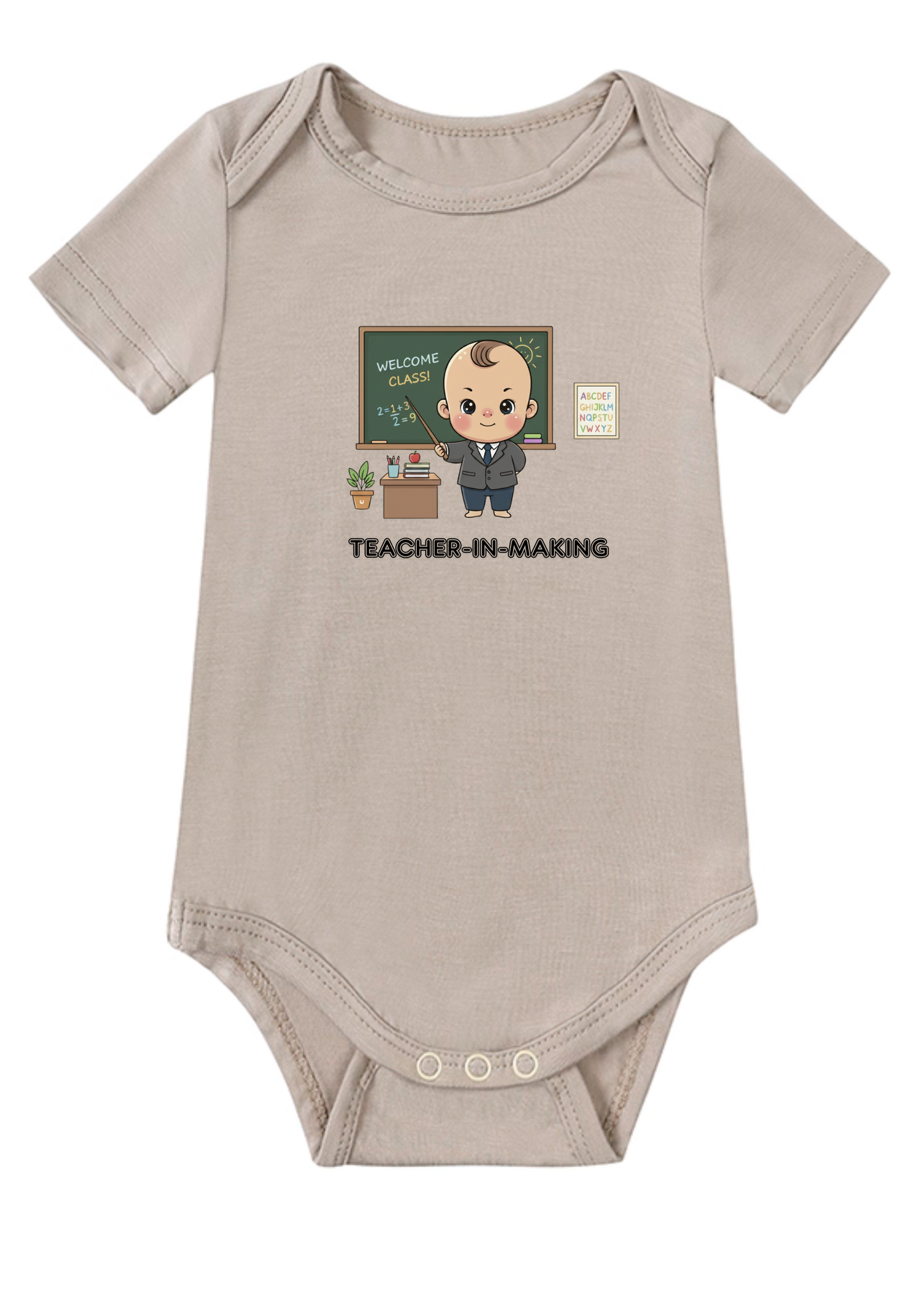 Teacher Boy/Girl Onesie (Bamboo Cotton)