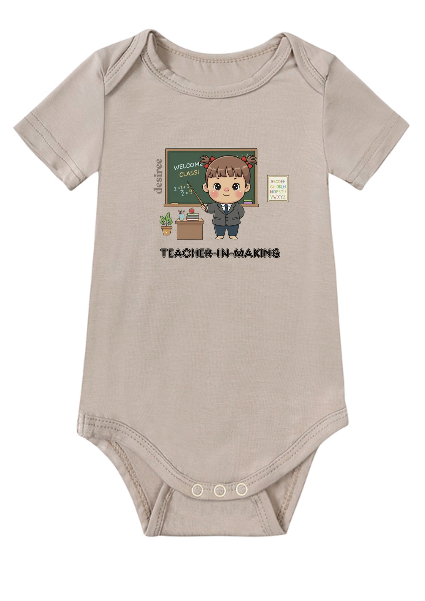 Teacher Boy/Girl Onesie (Bamboo Cotton)