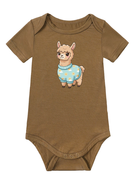 The Little Alpaca Onesie (Bamboo Cotton)