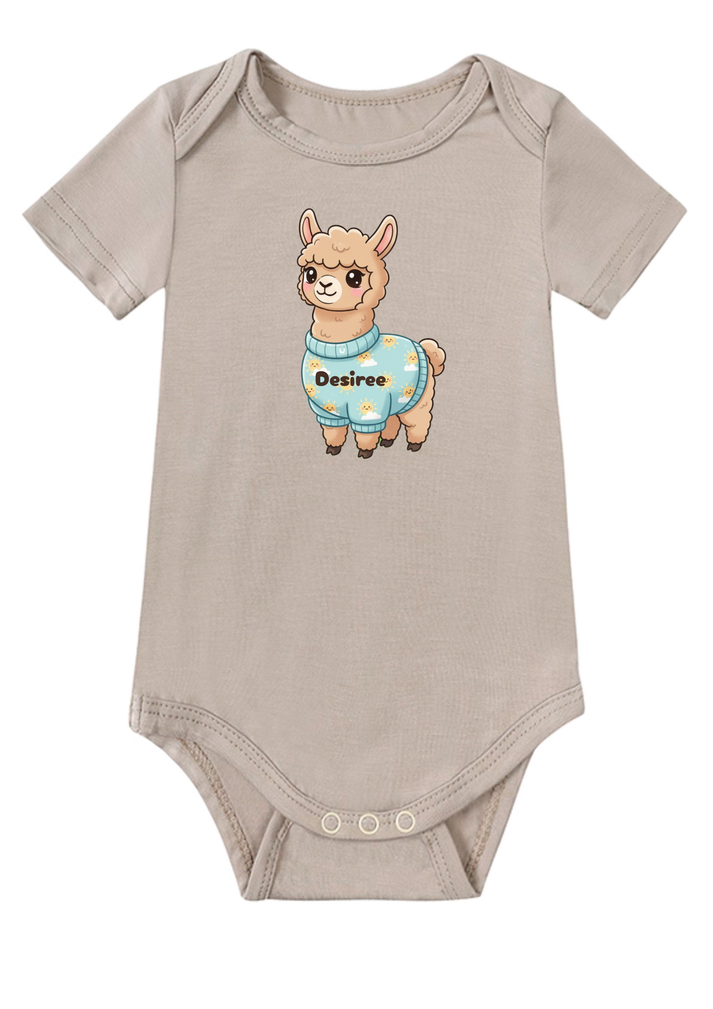 The Little Alpaca Onesie (Bamboo Cotton)