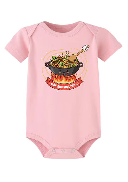Wok and Roll Baby Onesie