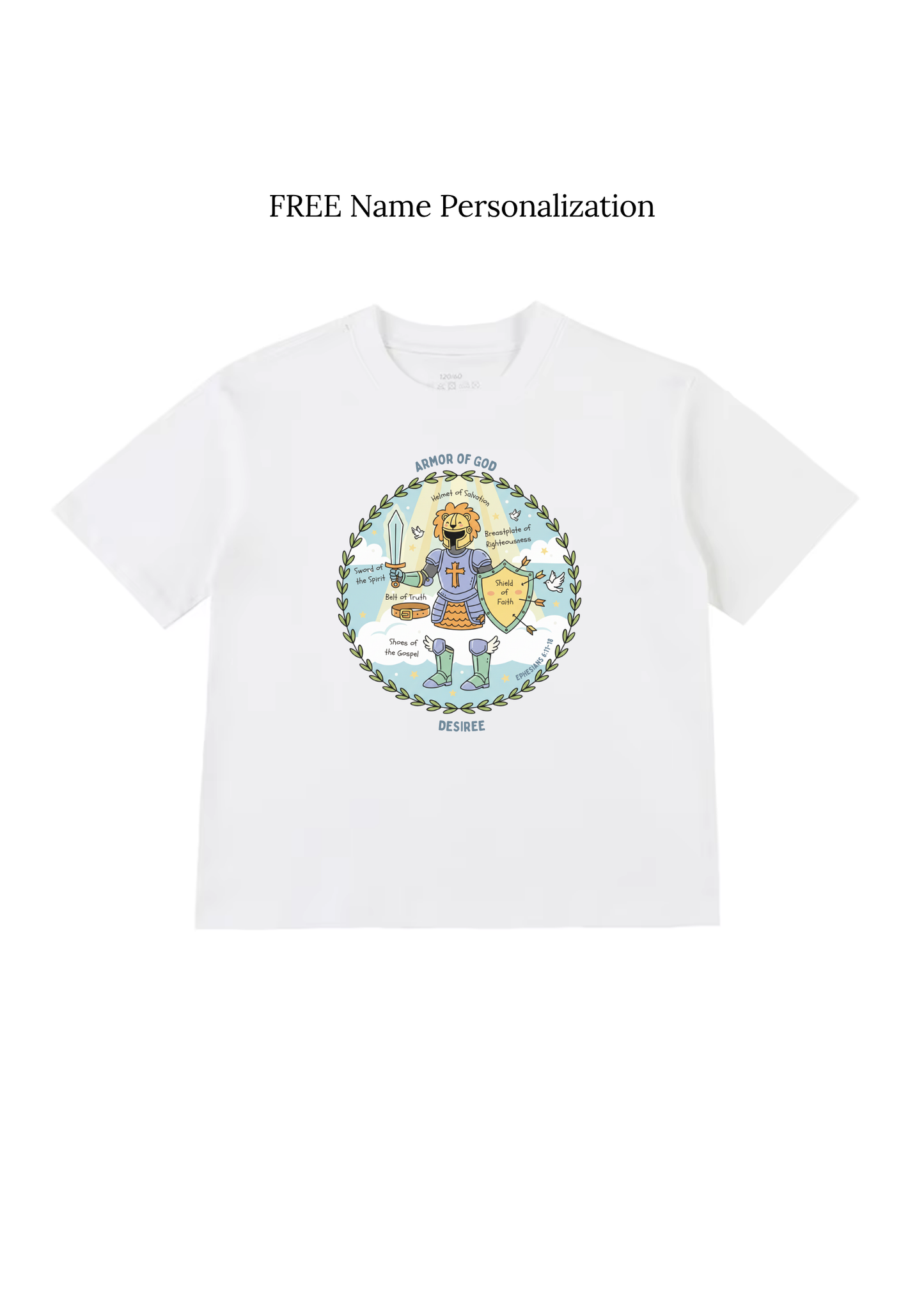 Armor of God, Ephesians 6:10-18 Kids T-Shirt