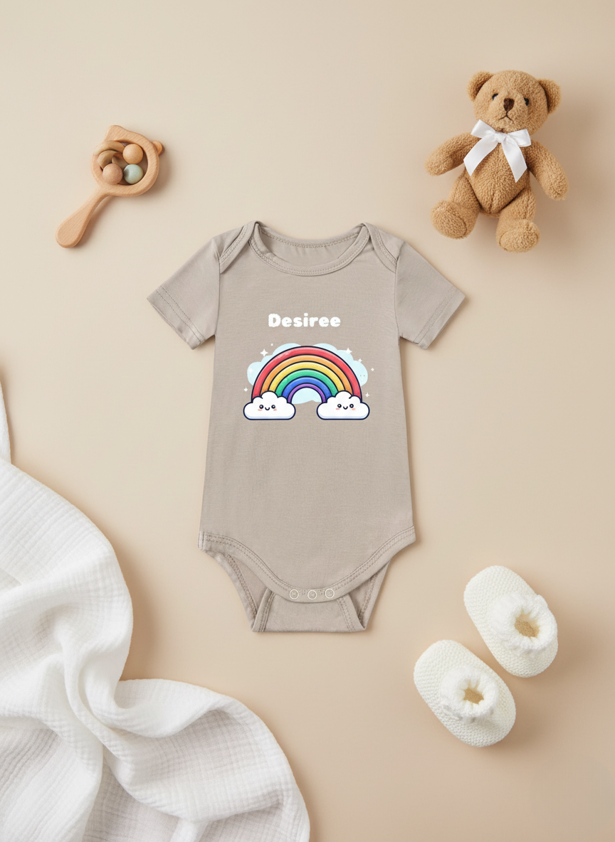 Cuteness Over The Rainbow Onesie (Bamboo Cotton)