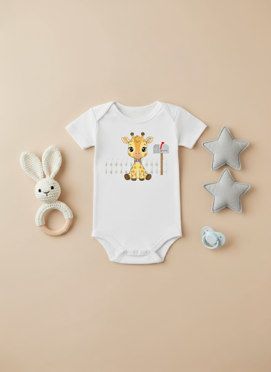 Sunny Giraffe Onesie (Organic Cotton)
