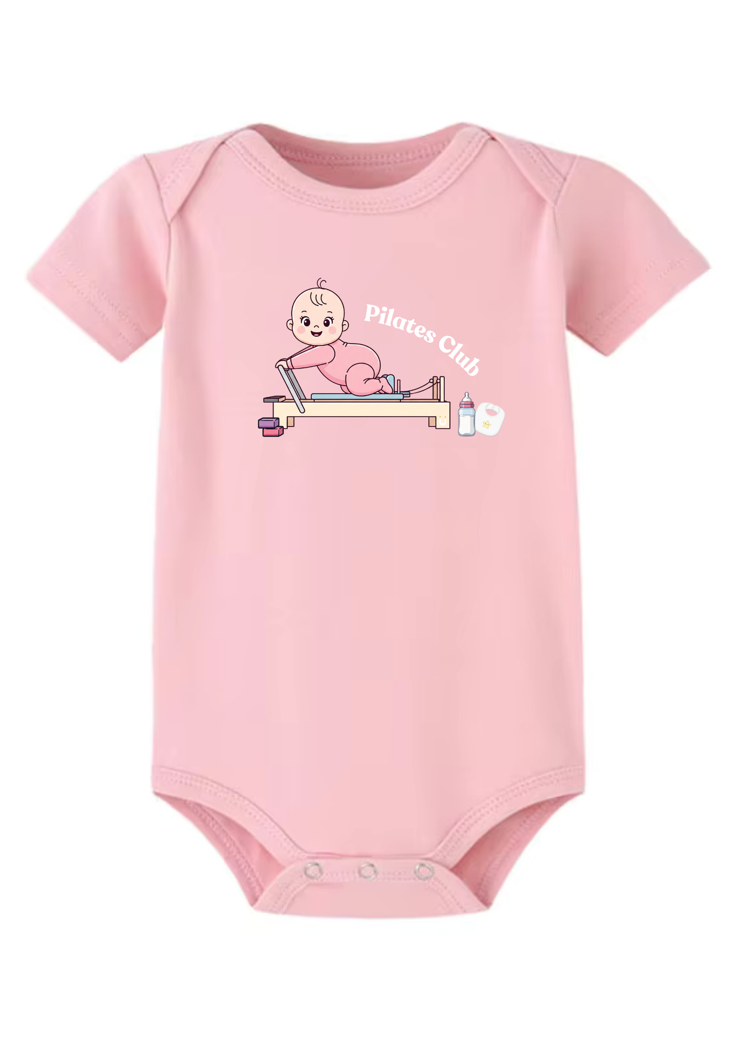 Pilates Club Baby Onesie