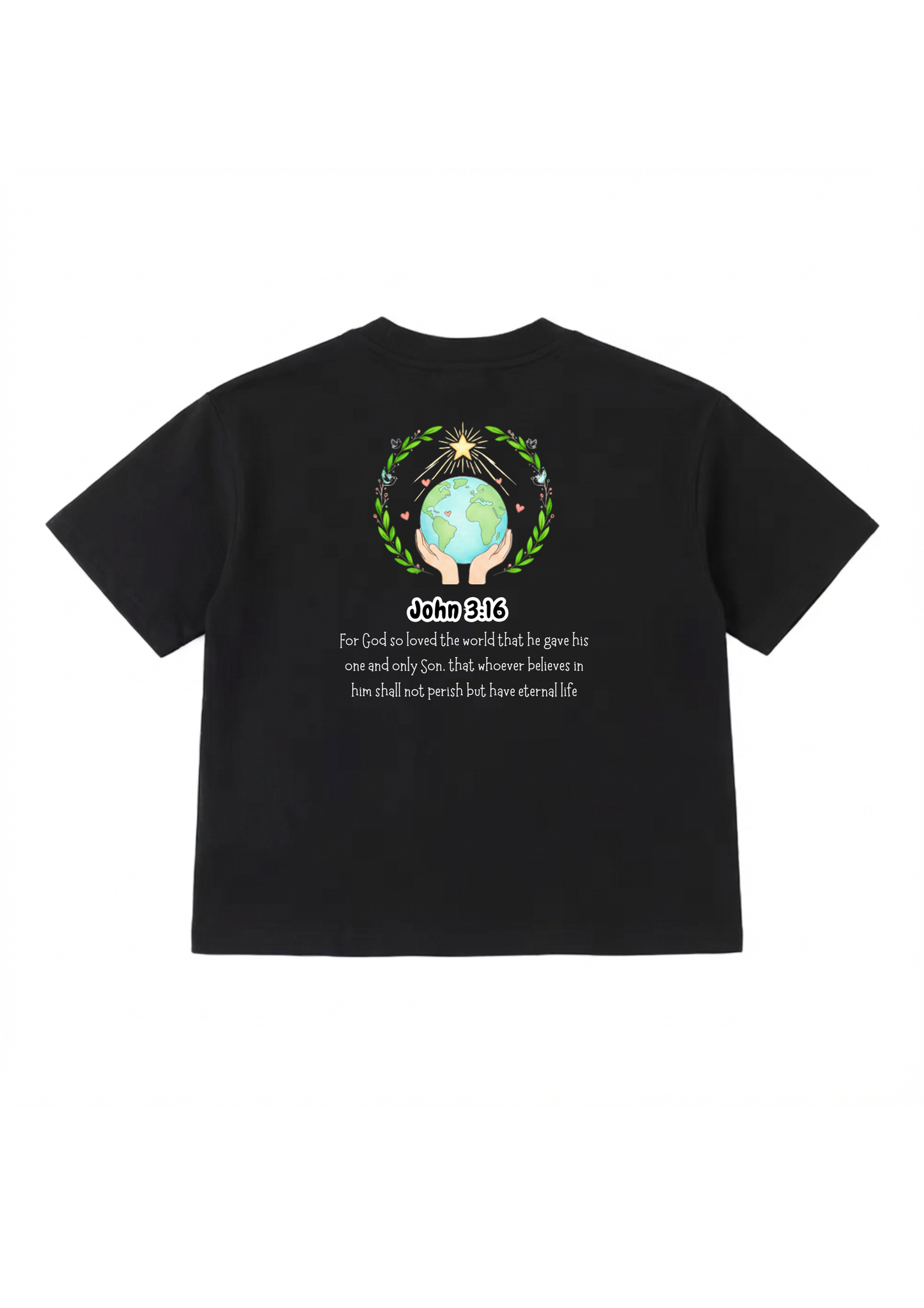 John 3:16 Kids T-Shirt (Design 1)