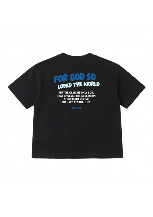 John 3:16 Kids T-Shirt (Design 2)