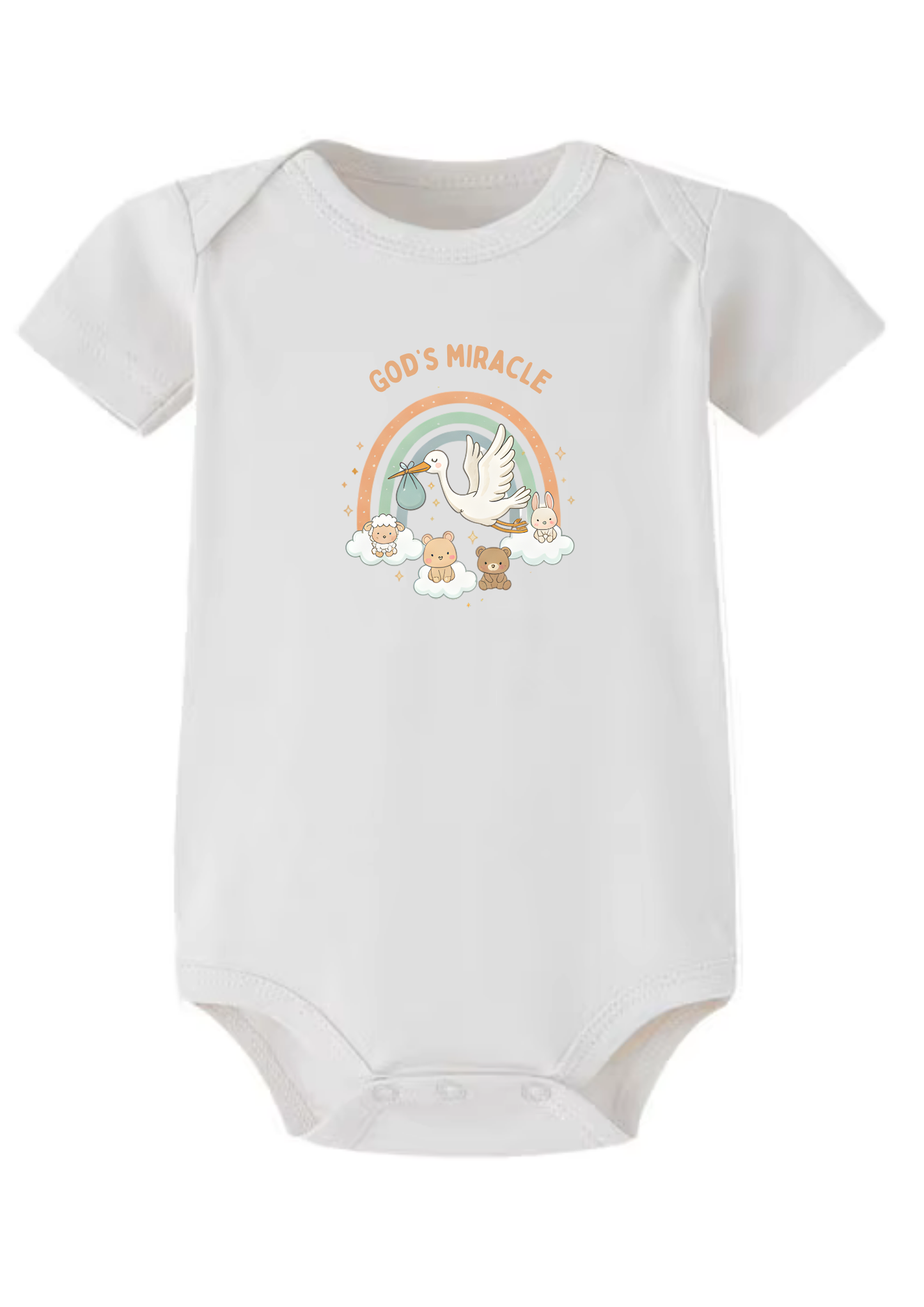 God's Miracle Baby Onesie (Design 1)