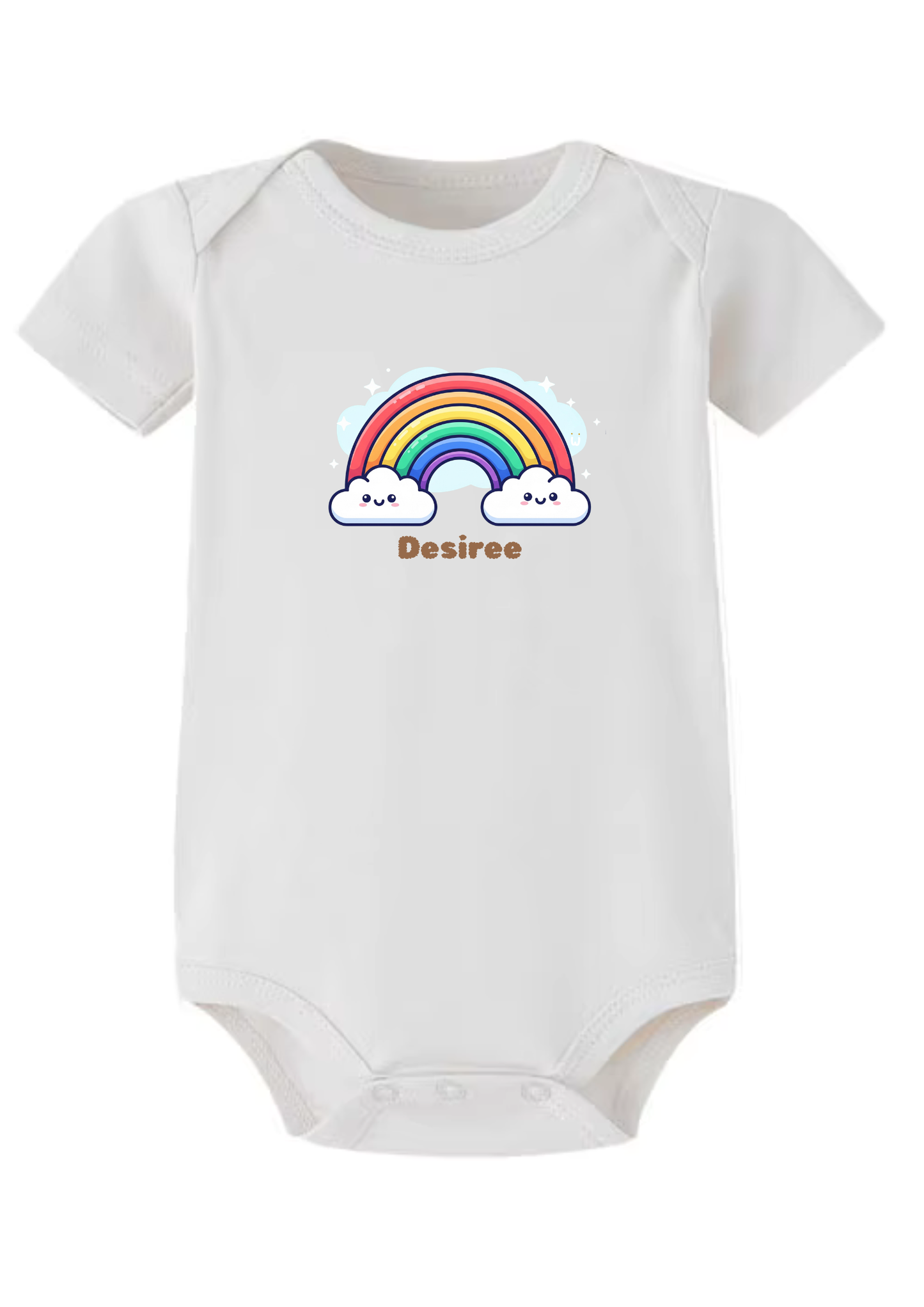 Cuteness Over The Rainbow Baby Onesie
