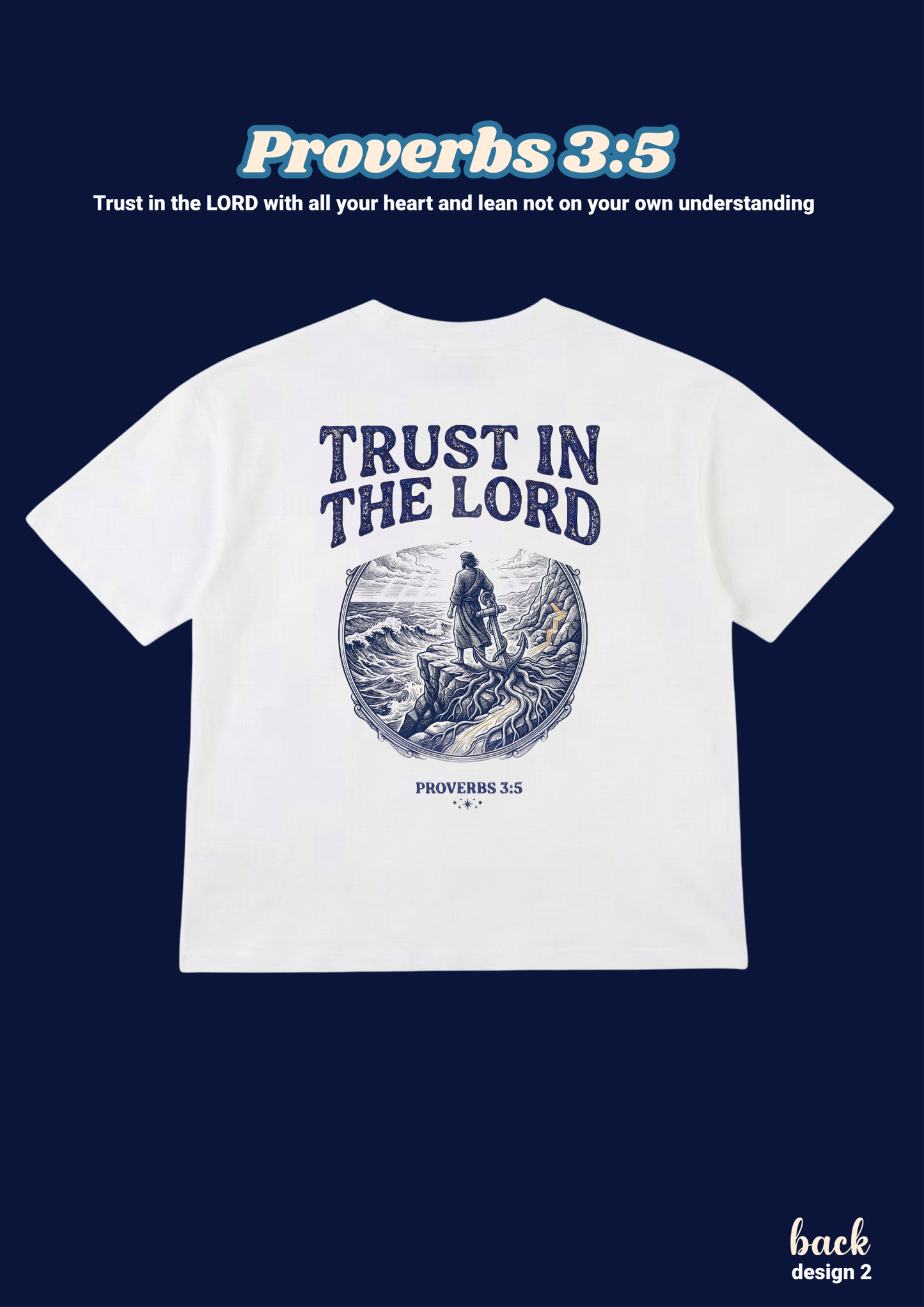 FAITH Series: Proverbs 3:5 Kids T-Shirt (Design 2)